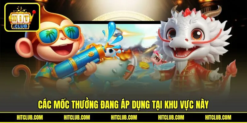 Các mốc thưởng đang áp dụng tại khu vực này Các mốc thưởng đang áp dụng tại khu vực này
