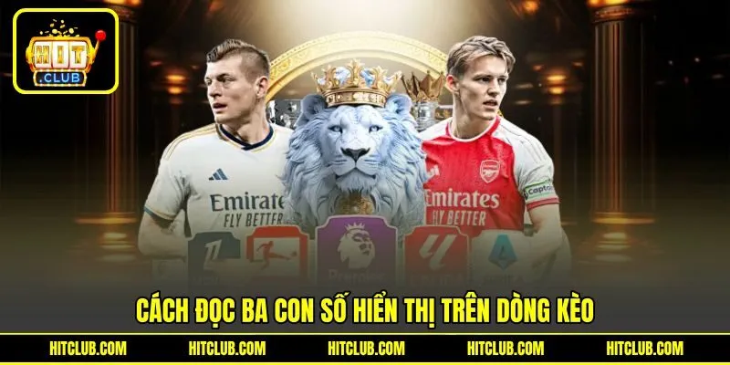 Quy tắc để đọc ba con số hiển thị trên dòng kèo