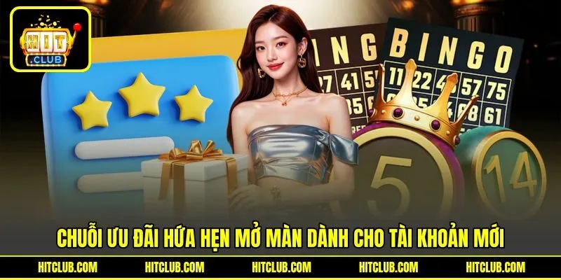 Chuỗi ưu đãi hứa hẹn mở màn dành cho tài khoản mới