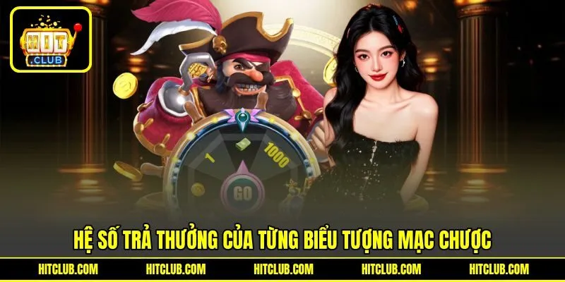 Hệ số trả thưởng của từng biểu tượng mạc chược Hệ số trả thưởng của từng biểu tượng mạc chược
