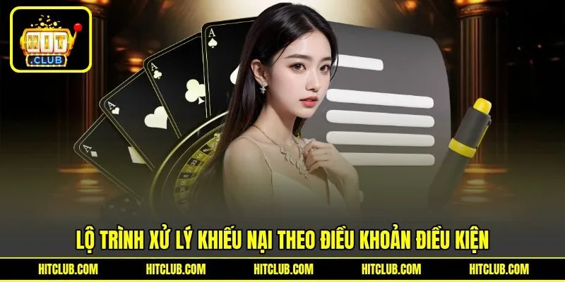 Lộ trình xử lý khiếu nại theo điều khoản điều kiện Lộ trình xử lý khiếu nại theo điều khoản điều kiện